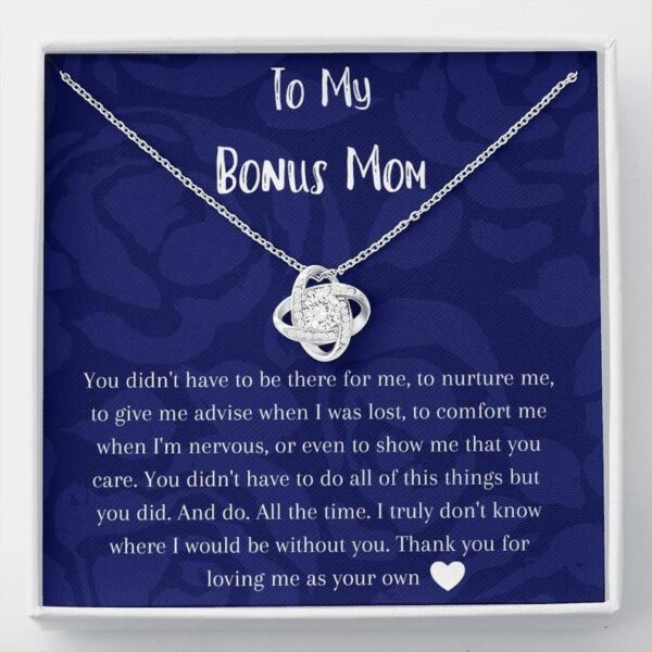 Bonus Mom Gift, Mother's Day Gift for Step Mom, Stepmother Necklace Second Mom, Adoptive Mom, Foster Mom Gift, Birthday Stepmom