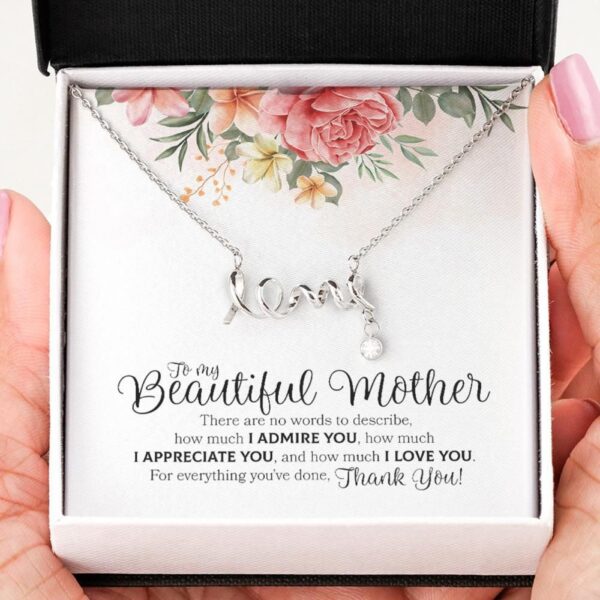 Family Mother Day  Thanks For Everything You've Done Necklace