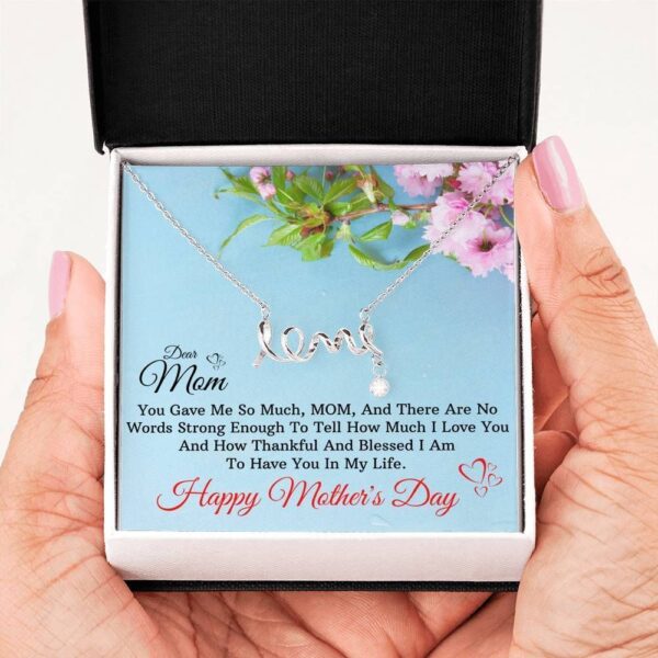 Family Dear Mom You Gave Me So Much