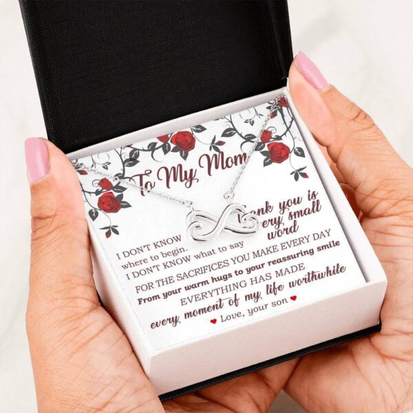 Family Every Moment Of My Life Necklace To Mom From Son