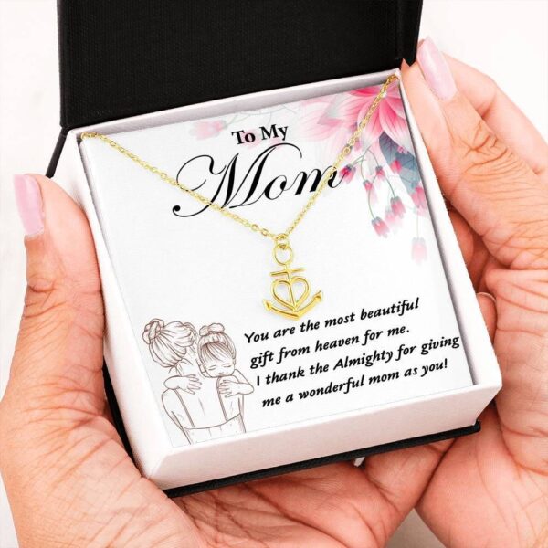 Family Mothers Day Most Beautiful Gift From Heaven Necklace