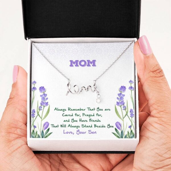 Family Mother Day  Gift To Mom Will Always Stand Beside You Necklace