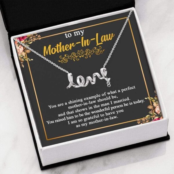 Family I'm So Grateful To Have You In My Life Necklace Gift For Mother-in-law