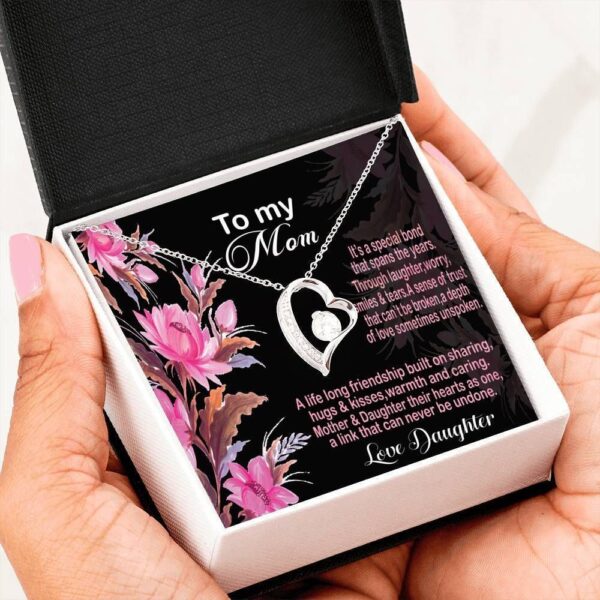 Family Mother Day Mother And Daughter Their Hearts As One Gift For Mom Heart Necklace