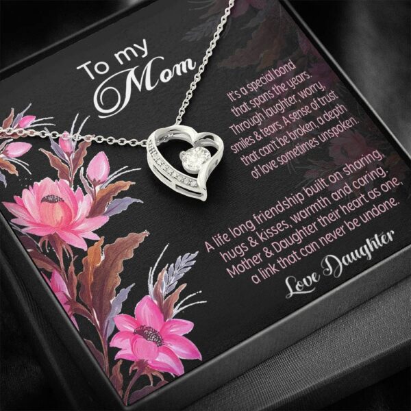 Family Mother Day Mother And Daughter Their Hearts As One Gift For Mom Heart Necklace