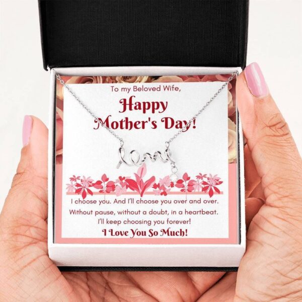 Family I'll Keep Choosing You Necklace For Mother's Day
