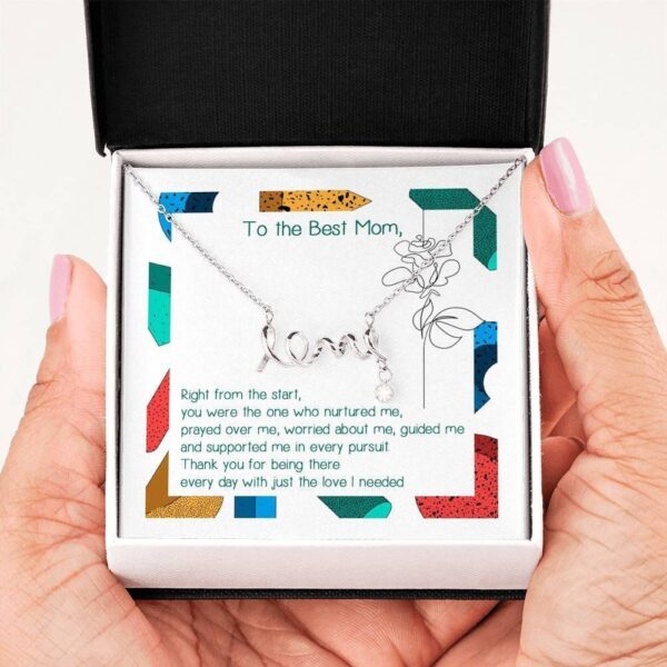 Family Mother Day Thank You For Being There Necklace