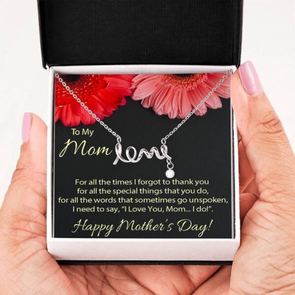 Family I Need To Say I Love You Mom Necklace For Mother
